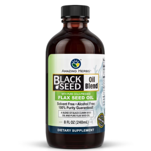 Black Seed FLAX SEED Oil Blend 8oz