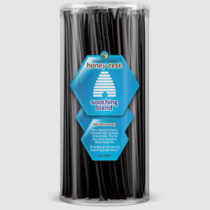 HoneyZest SOOTHING Straws 100ct jar