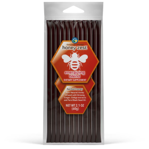 HoneyZest ENERGIZING Straws 12 pack