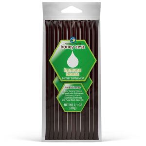 HoneyZest IMMUNE BOOST Straws 12 pack